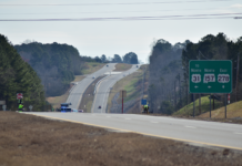Lt. Jeff Warnke discusses drone mapping process near HWY 278 and 157