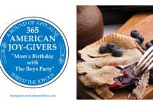 A Round of Applause for 365 American Joy-Givers in 2021: The Moms Birthday and the Boys Party