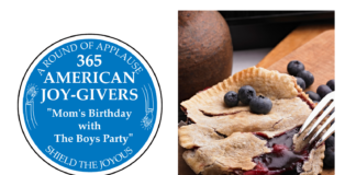 A Round of Applause for 365 American Joy-Givers in 2021: The Moms Birthday and the Boys Party