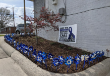 ’Paint the town blue’