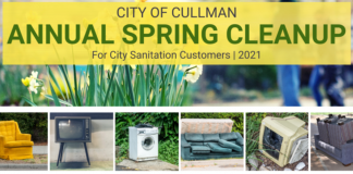 Reminder: Cullman Spring Cleanup next week!