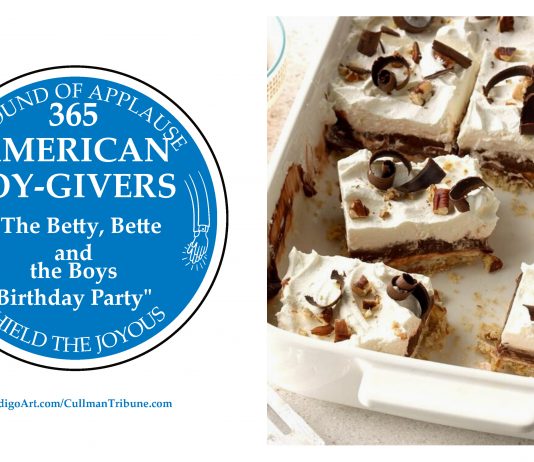 365 AMERICAN JOY-GIVERS for 2021: Betty, Bette and The Boys Birthday Party