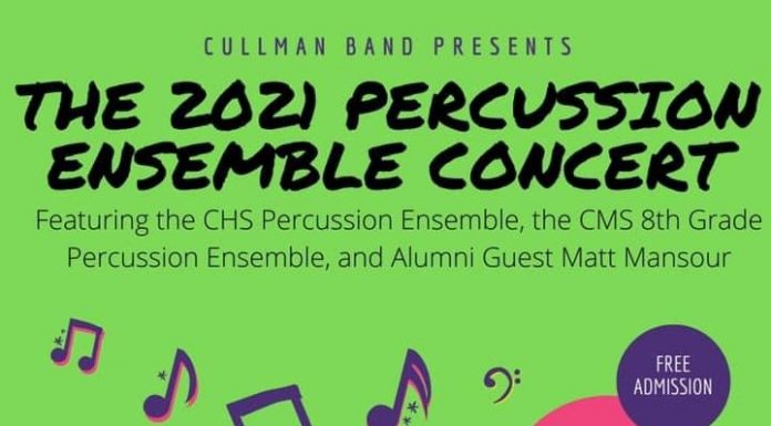 Cullman High School band percussion ensemble to perform free concert Thursday
