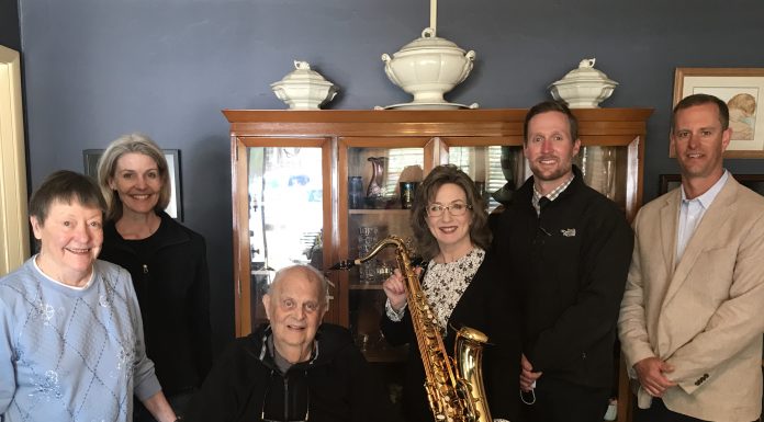 Tenor Saxophone donated to CMS Band Program