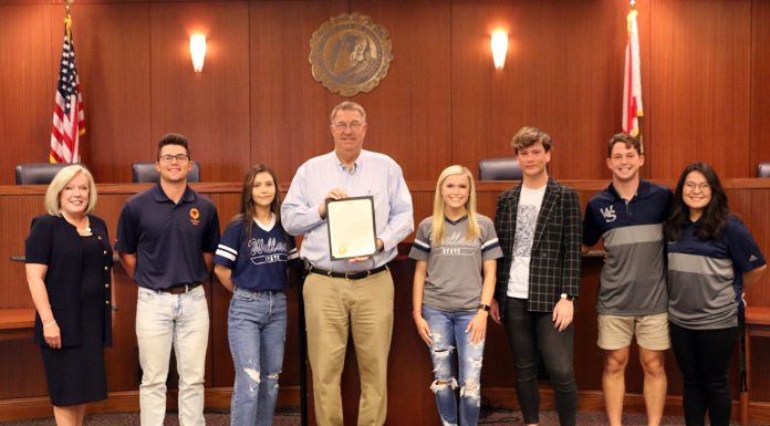 Hanceville, Cullman honor Wallace State with proclamations during Community College Month