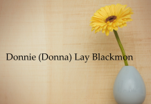 Obituary: Donnie (Donna) Lay Blackmon