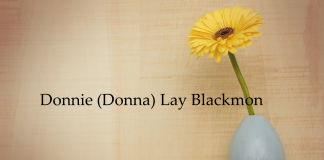 Obituary: Donnie (Donna) Lay Blackmon