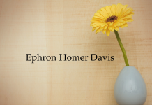 Obituary: Ephron Homer Davis