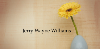 Obituary: Jerry Wayne Williams