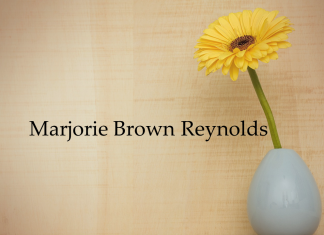 Obituary: Marjorie Brown Reynolds