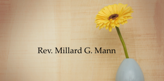Obituary: Rev. Millard G. Mann