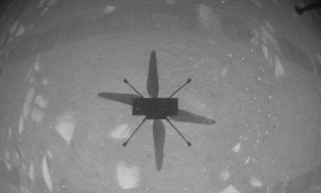 NASA’s Ingenuity Mars helicopter succeeds in historic first flight