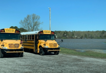 CCBOE: Bus drivers cannot access some flooded roads