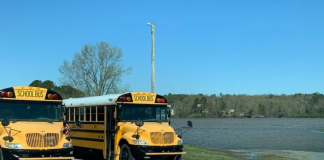 CCBOE: Bus drivers cannot access some flooded roads