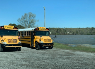 CCBOE: Bus drivers cannot access some flooded roads