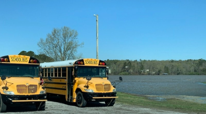 CCBOE: Bus drivers cannot access some flooded roads