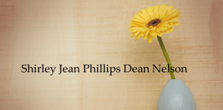 Obituary: Shirley Jean Phillips Dean Nelson