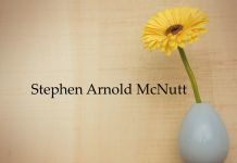 Obituary: Stephen Arnold McNutt