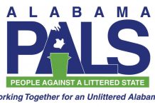 PALS committee accepting nomination for the 2021 Beautification Awards