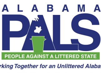 PALS committee accepting nomination for the 2021 Beautification Awards