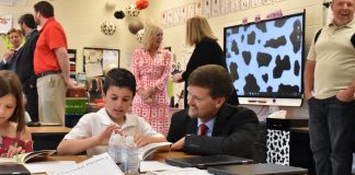 ‘Amazing things’: State Dept. of Education Superintendent visits CCPS to celebrate reading award