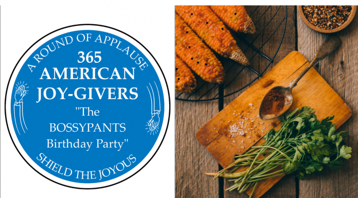 365 AMERICAN JOY-GIVERS for 2021: The Bossypants Birthday Party