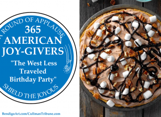 365 AMERICAN JOY-GIVERS for 2021: The West Less Traveled Birthday Party