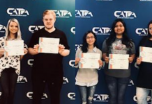 CATA Cosmetology students earn College Readiness Indicator certificates