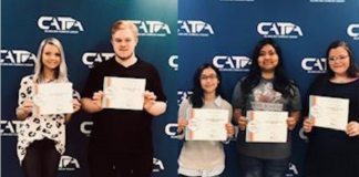 CATA Cosmetology students earn College Readiness Indicator certificates