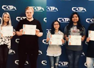 CATA Cosmetology students earn College Readiness Indicator certificates