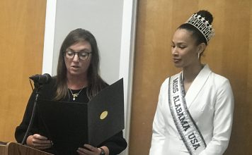 Miss Alabama USA Alexandria Flanigan honored by Cullman County Commission