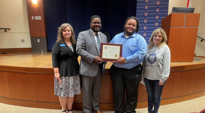Wallace State student JaQuane Brown named inaugural Federal Work Study of the Year