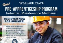Wallace State’s Center for Career and Workforce Development launching Industrial Maintenance Pre-Apprenticeship program beginning this summer