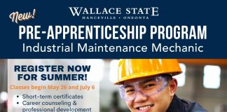 Wallace State’s Center for Career and Workforce Development launching Industrial Maintenance Pre-Apprenticeship program beginning this summer