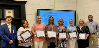 Cullman City Board of Education honors top teachers, school nurses