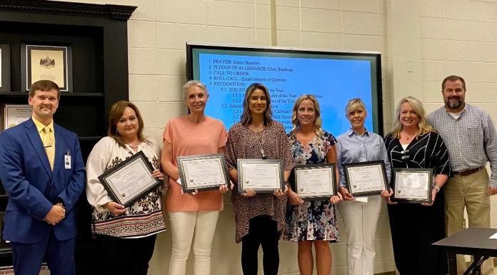 Cullman City Board of Education honors top teachers, school nurses