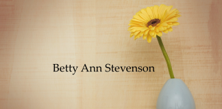 Obituary: Betty Ann Stevenson