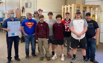 CATA students sign stowage locker panel for NASA’s International Space Station