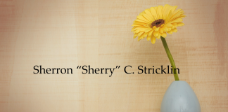 Obituary: Sherron “Sherry” C. Stricklin