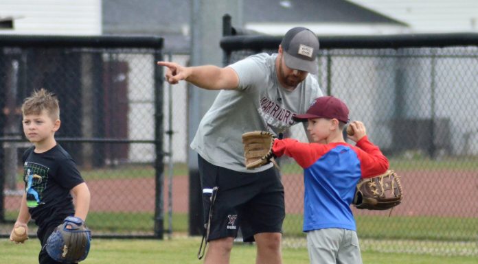 Warriors host West Point youth baseball camp