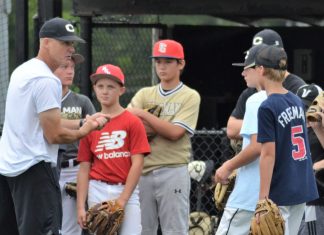 Young players turn out for Bearcat baseball camp