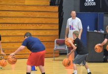 Young Warriors participate in West Point boys & girls basketball camp
