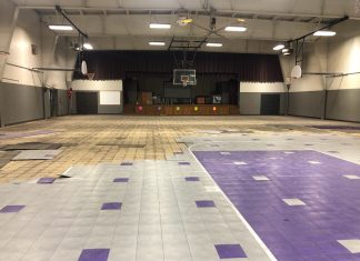 Local elementary schools updating gym floors