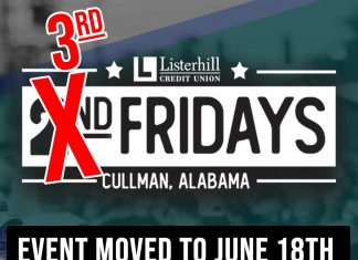 2nd Friday rescheduled
