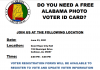 Free photo voter ID cards available in Cullman and Winston Counties on Wednesday