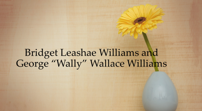 Obituary: George “Wally” Wallace Williams, 35, and Bridget Leashae Williams, 30, of Cullman