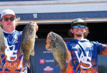 Wallace State’s Blackwood, Chambers lead at Bassmaster College Series event on Saginaw Bay