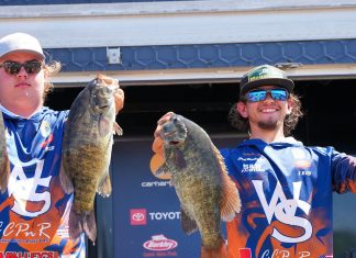 Wallace State’s Blackwood, Chambers lead at Bassmaster College Series event on Saginaw Bay
