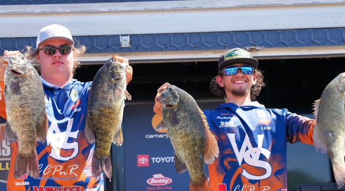 Wallace State’s Blackwood, Chambers lead at Bassmaster College Series event on Saginaw Bay