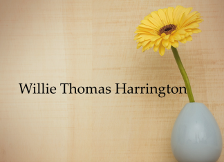 Obituary: Willie Thomas Harrington